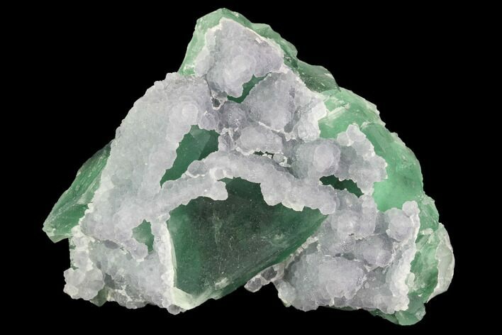 Green & Purple Fluorite Crystal Cluster - China #98077